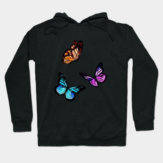 Monarch butterflies Hoodie by Miruna Mares